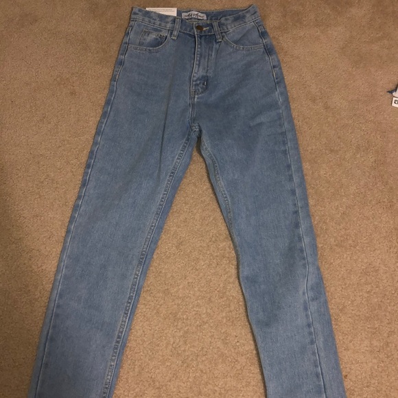 high waisted fitted jeans - Picture 3 of 5